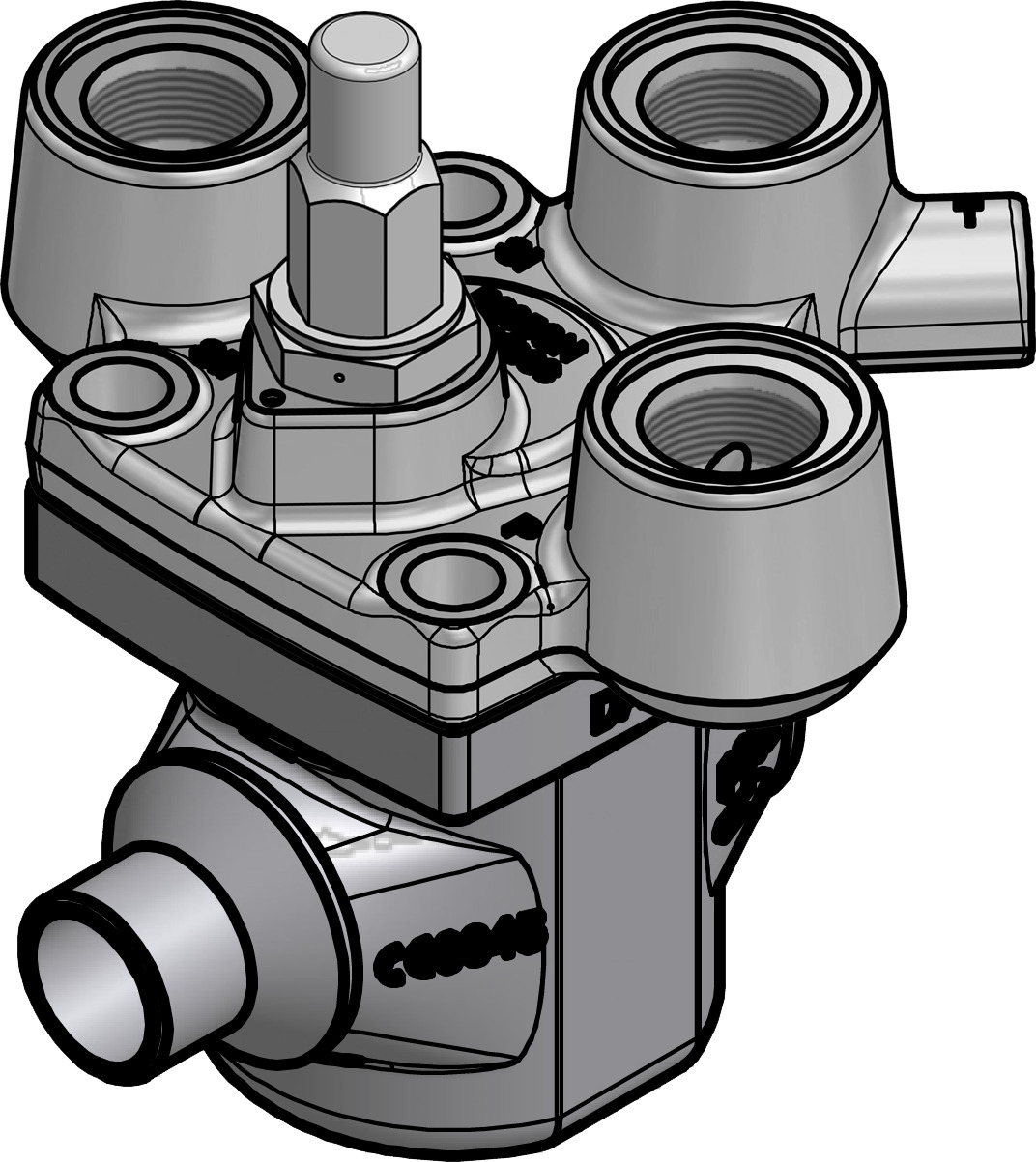 Pilot operated servo valve, ICS3 25-25, 28.0 mm