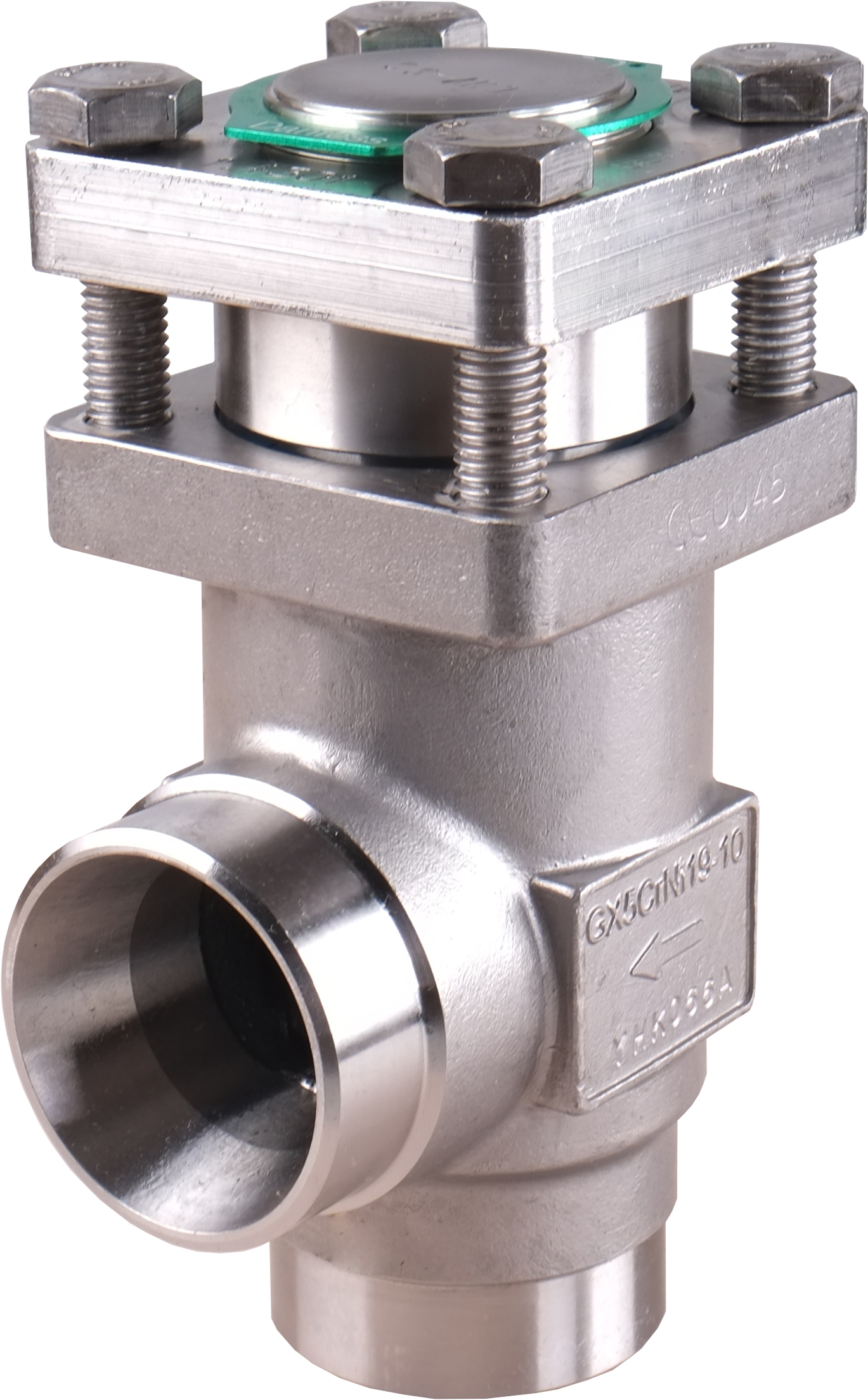 Check valve, CHV-X SS 32, Direction: Angleway, Connection standard: EN 10220
