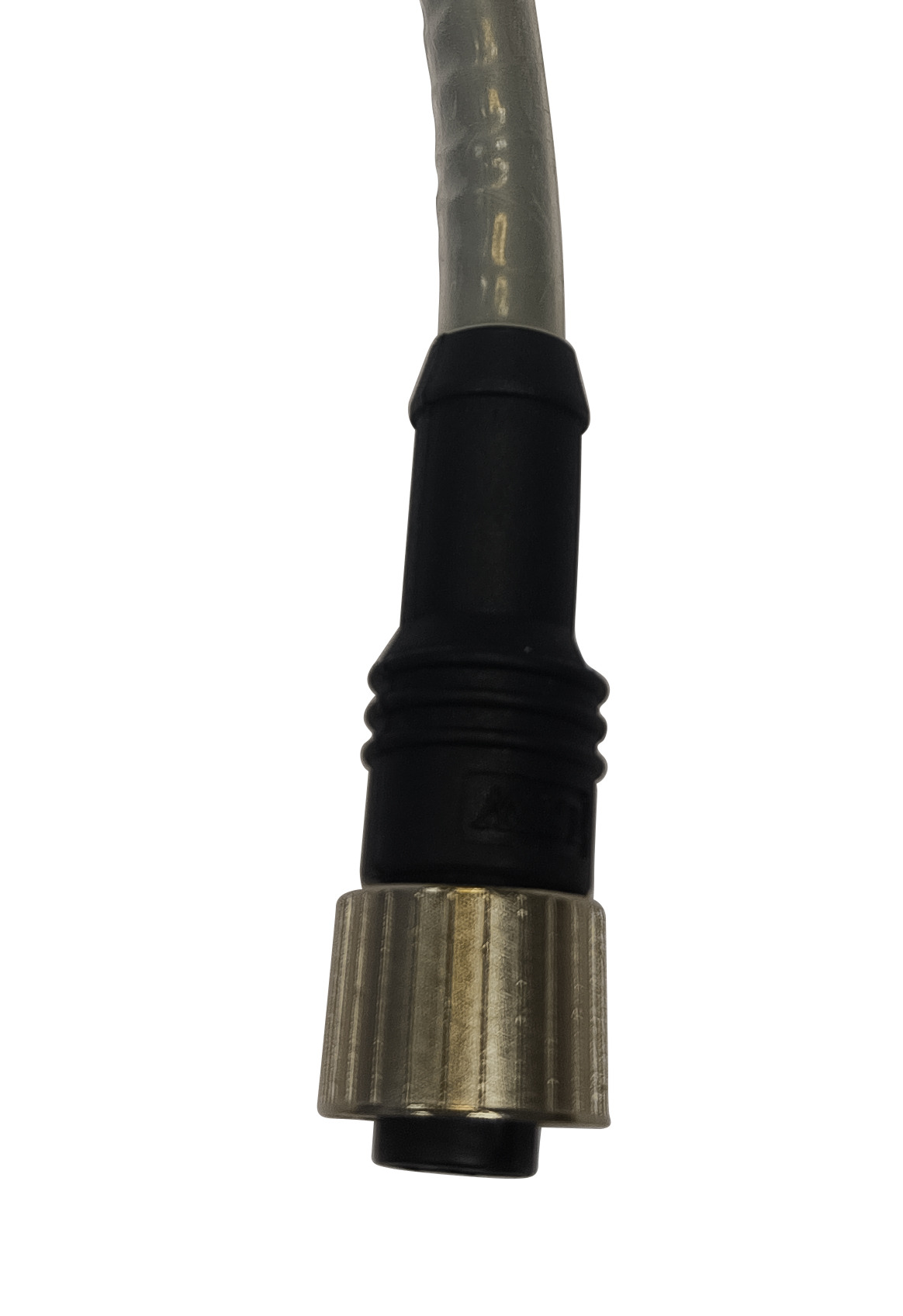 M12 female straight conn. cable 2m