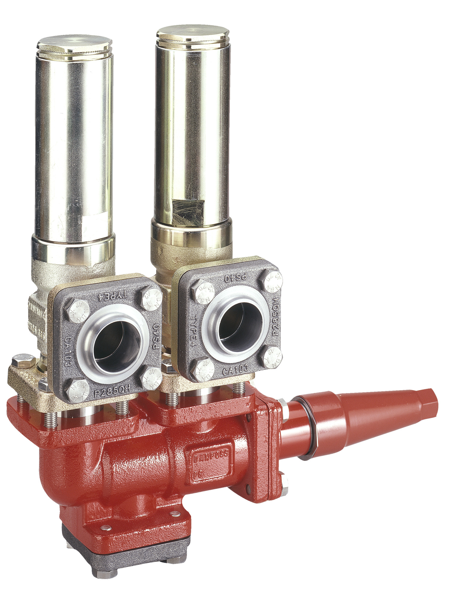 Change-over valve, DSV 2, Weld flange