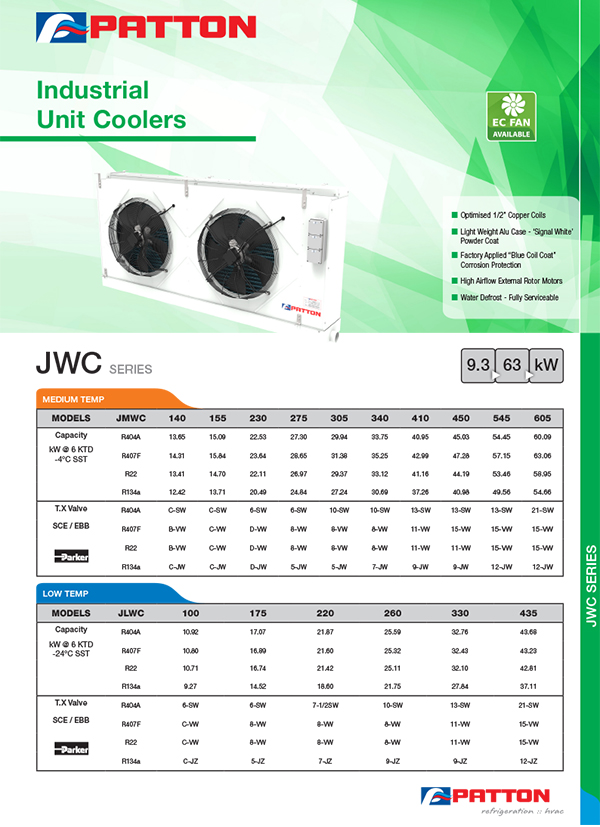 Unit Cooler JWC-Series