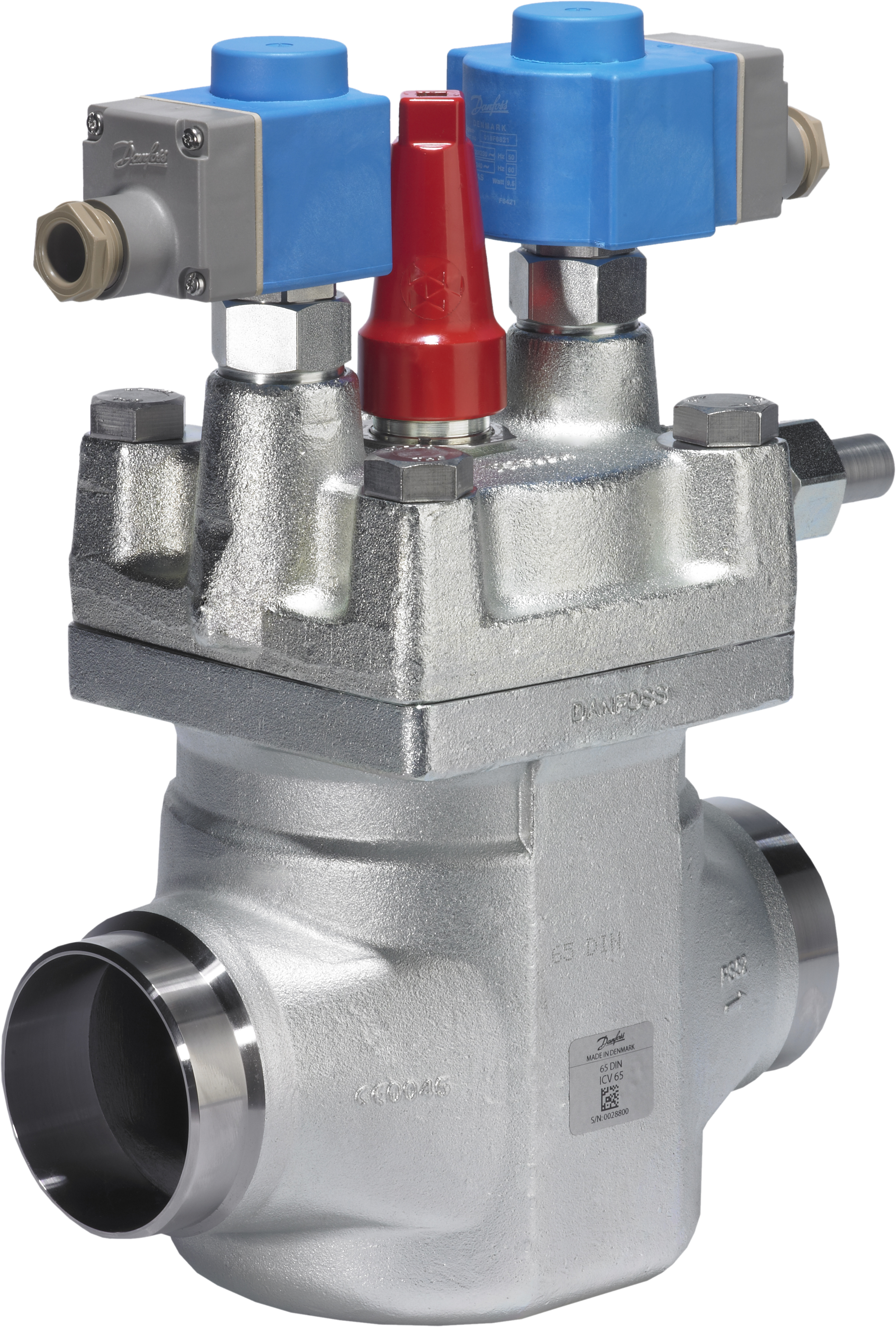 2-step solenoid valve, ICLX 65, 65.0 mm, Socket weld