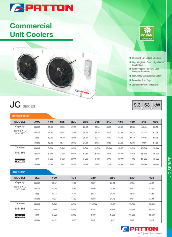 Unit Cooler JC-Series